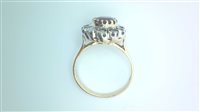 Ringe Sommer Dame Stile Antico in Gelbgold Rubino 1.70 Ct AN_ STILE RUB DIA - AN_ STILE RUB DIA
